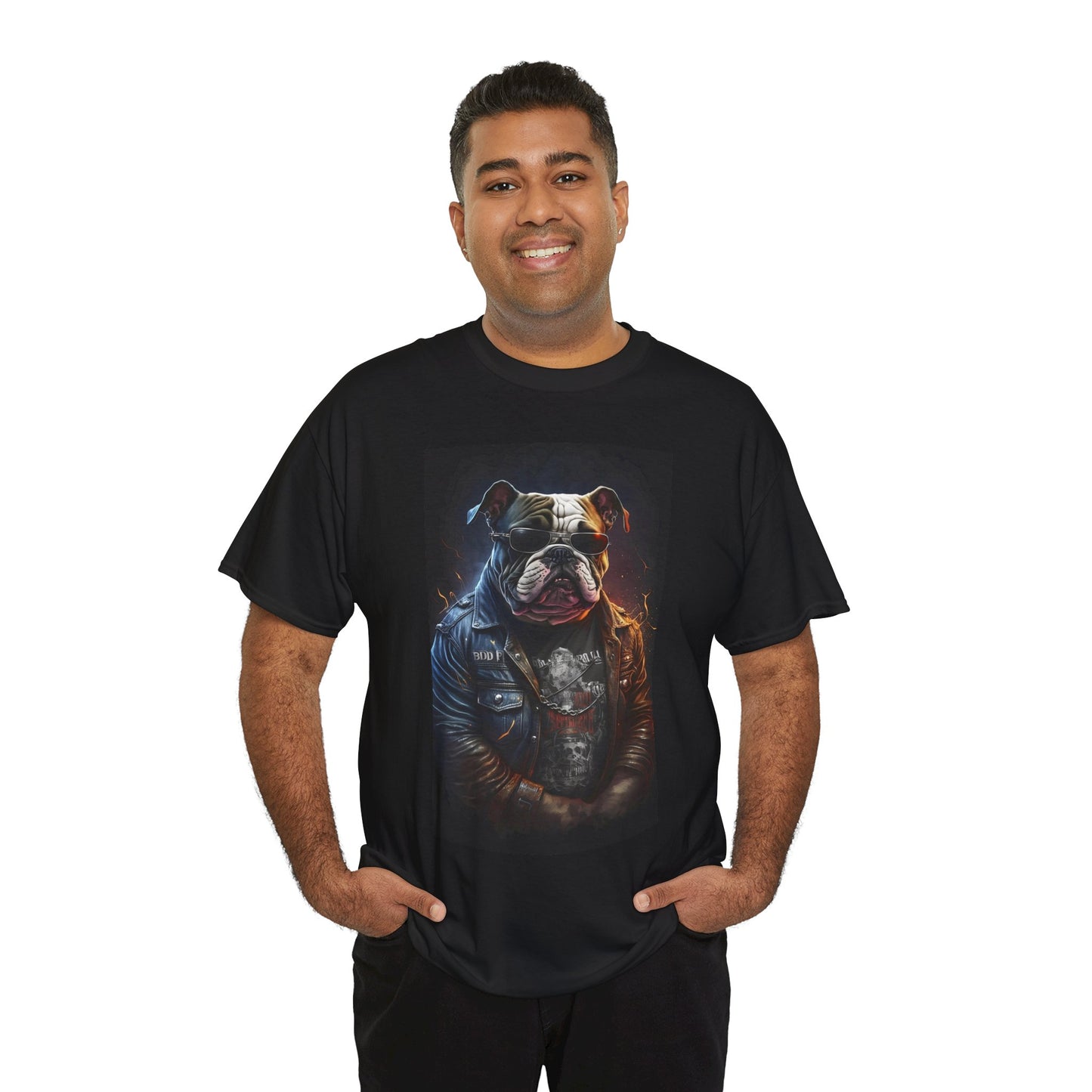 Rev Up Your Style with Bulldog Biker Swagger!