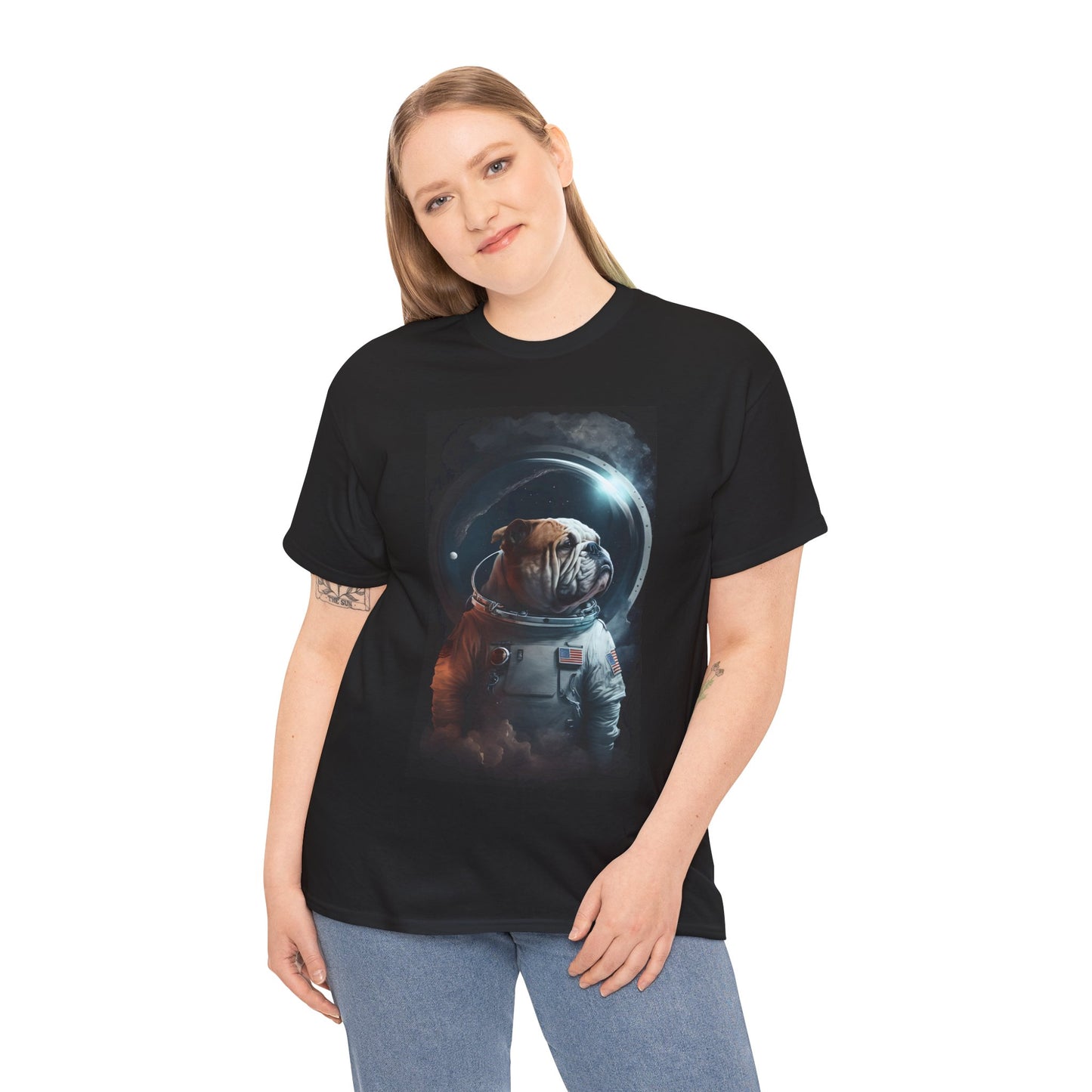 Ethereal Bulldog Astronaut Tshirt
