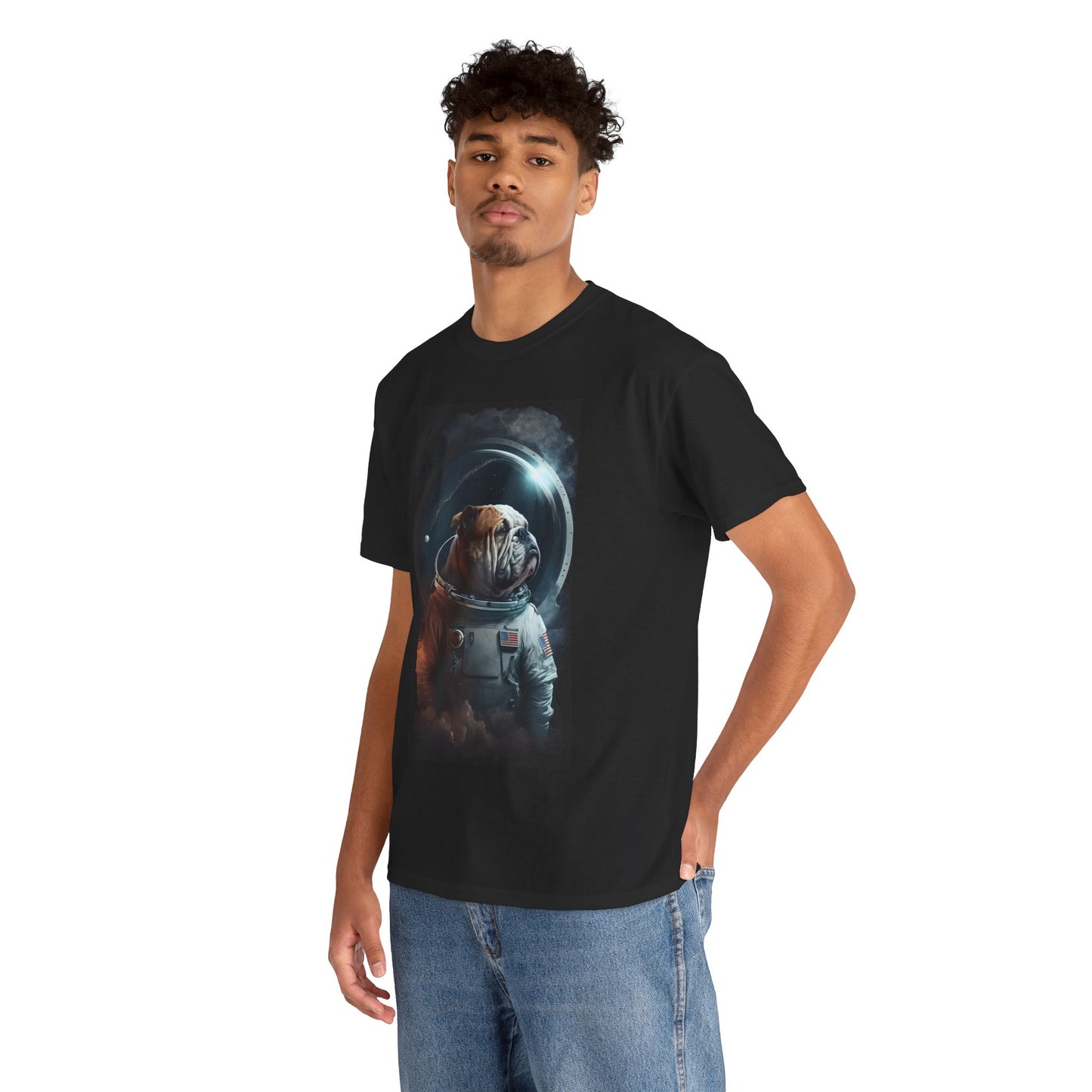 Ethereal Bulldog Astronaut Tshirt