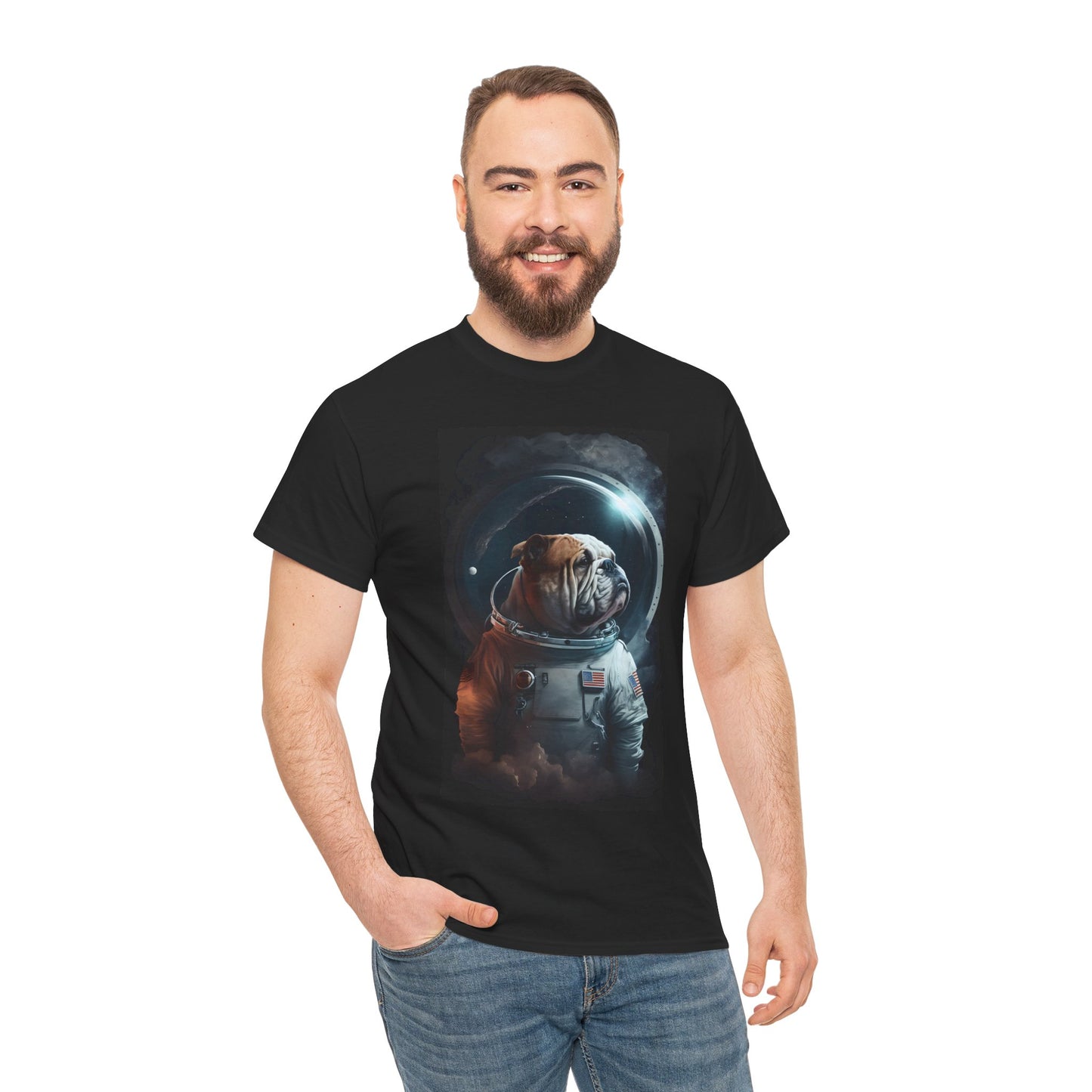 Ethereal Bulldog Astronaut Tshirt