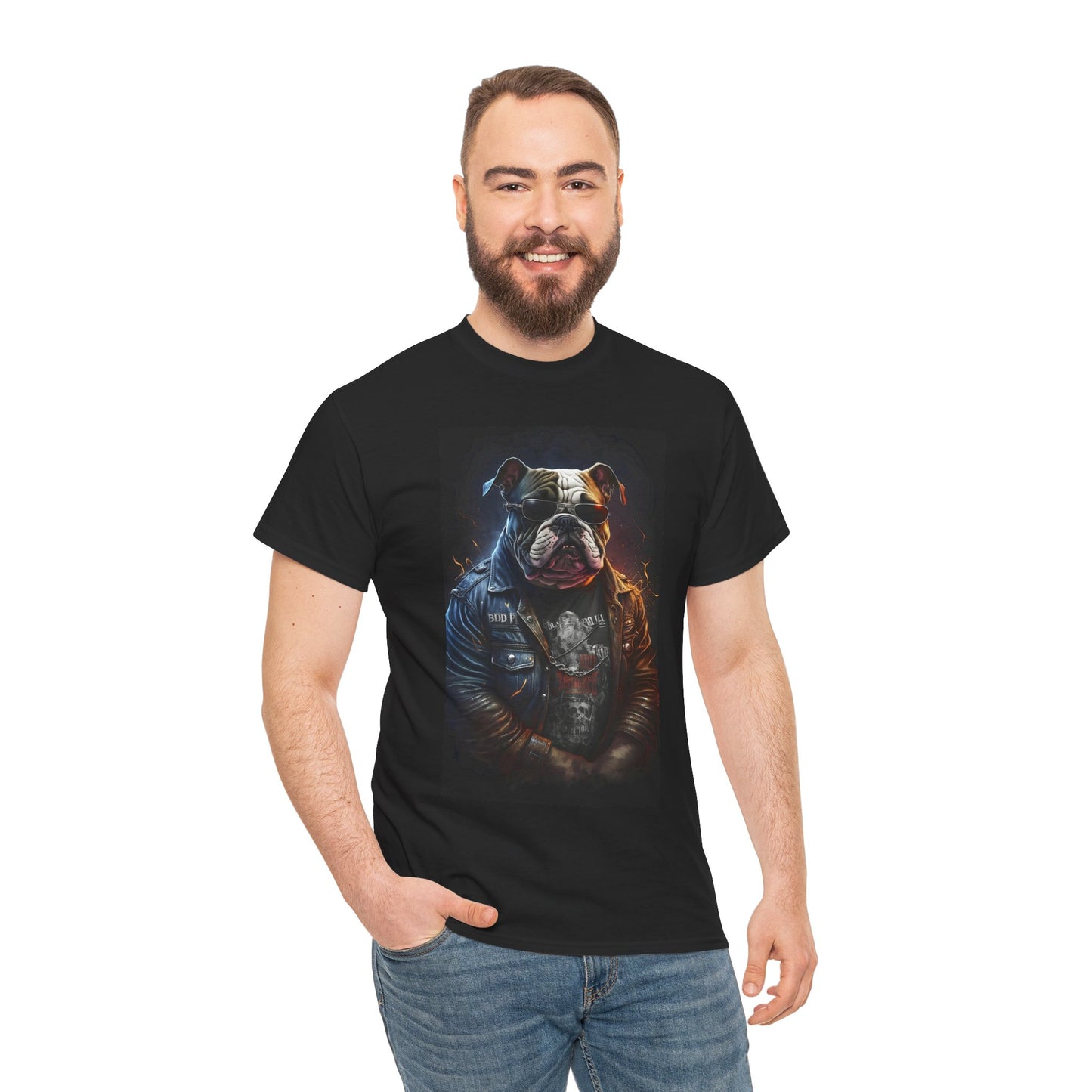 Rev Up Your Style with Bulldog Biker Swagger!
