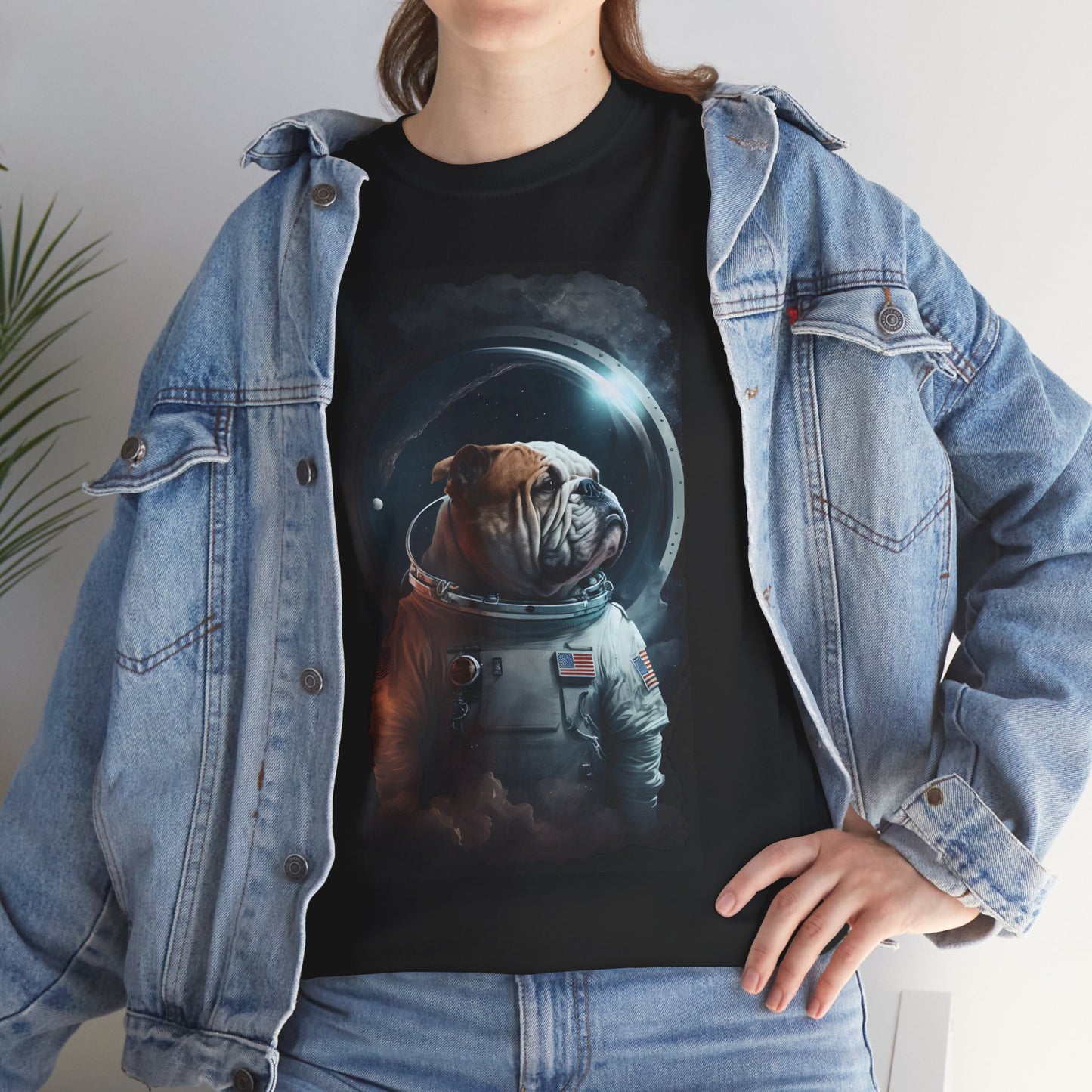 Ethereal Bulldog Astronaut Tshirt