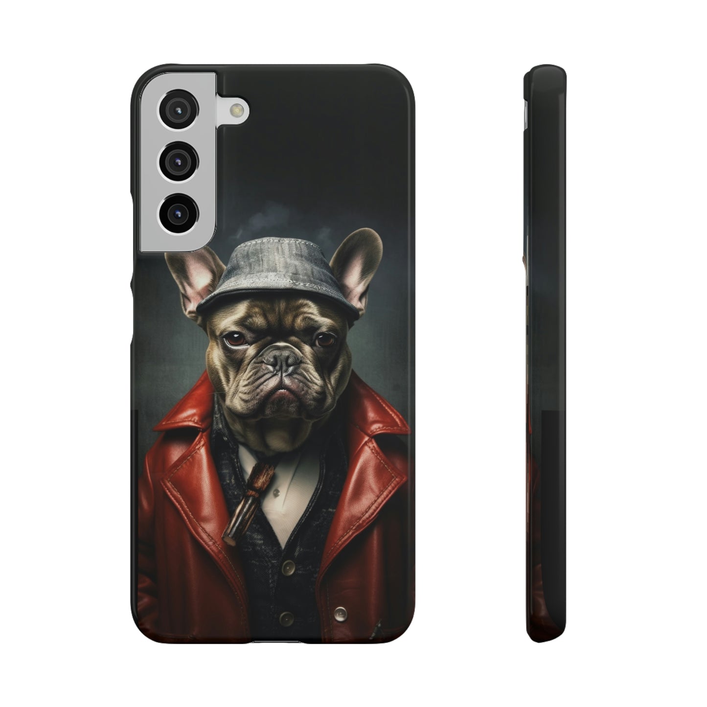 Rebel Paws: French Bulldog Rocks the Streets!