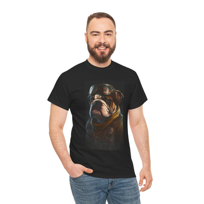 Soar high with this Rugged Bulldog Aviator TShirt