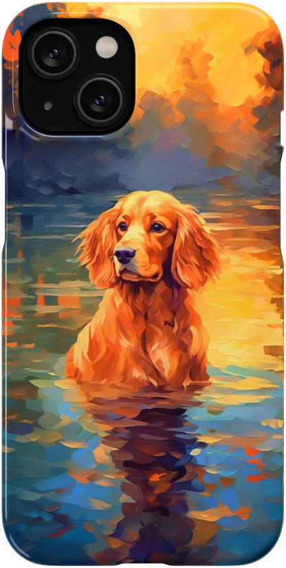 English Cocker Spaniel Splashing Serenade