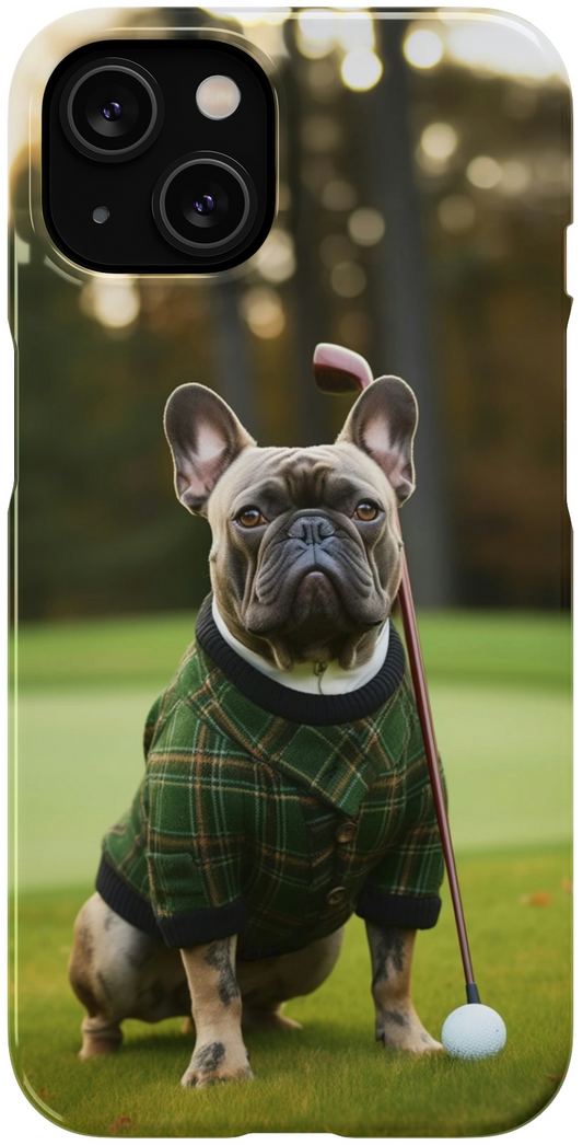 Tee Time with a Dapper Golfing Frenchie!