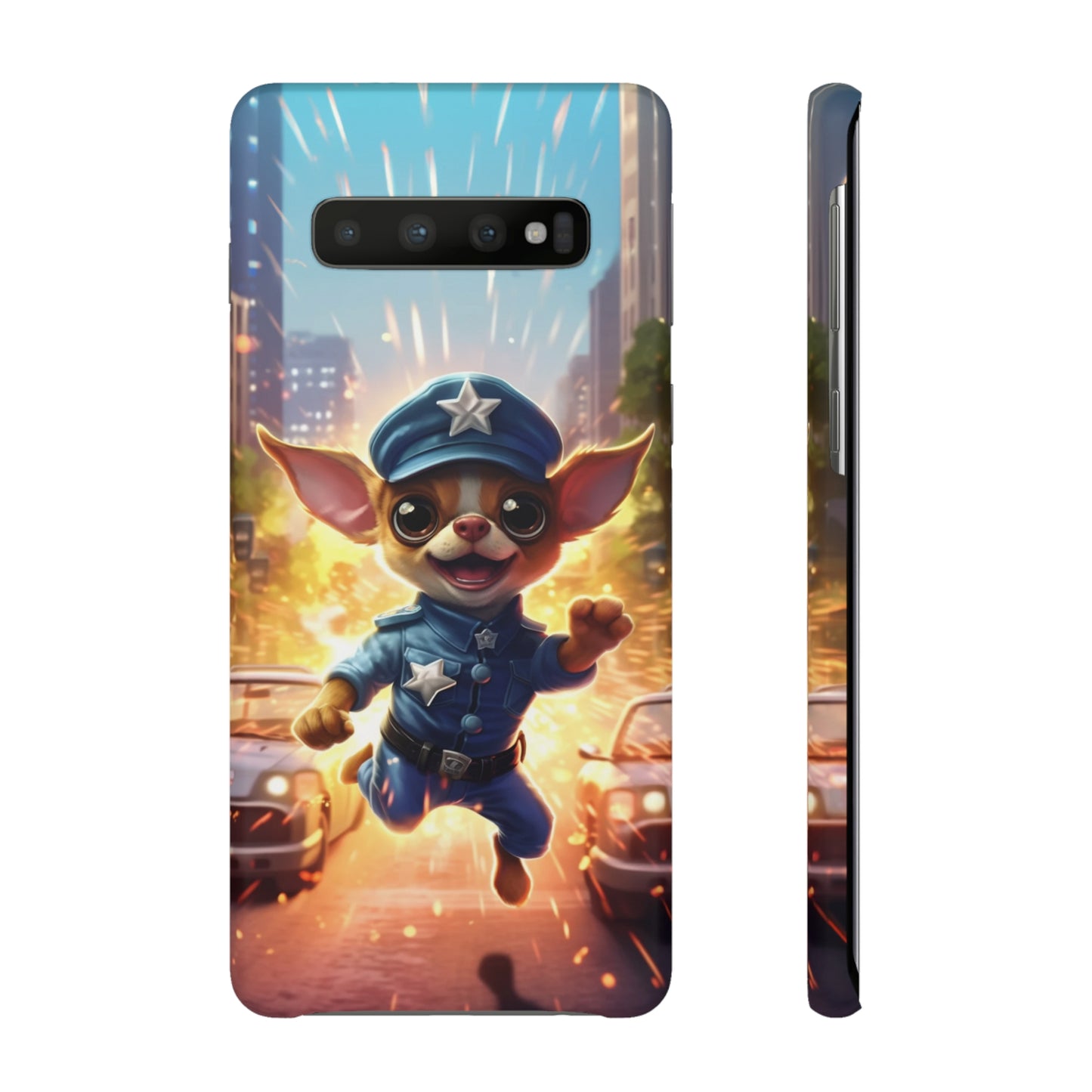 Chihuahua Super Cop: Explosive Action Phone Case