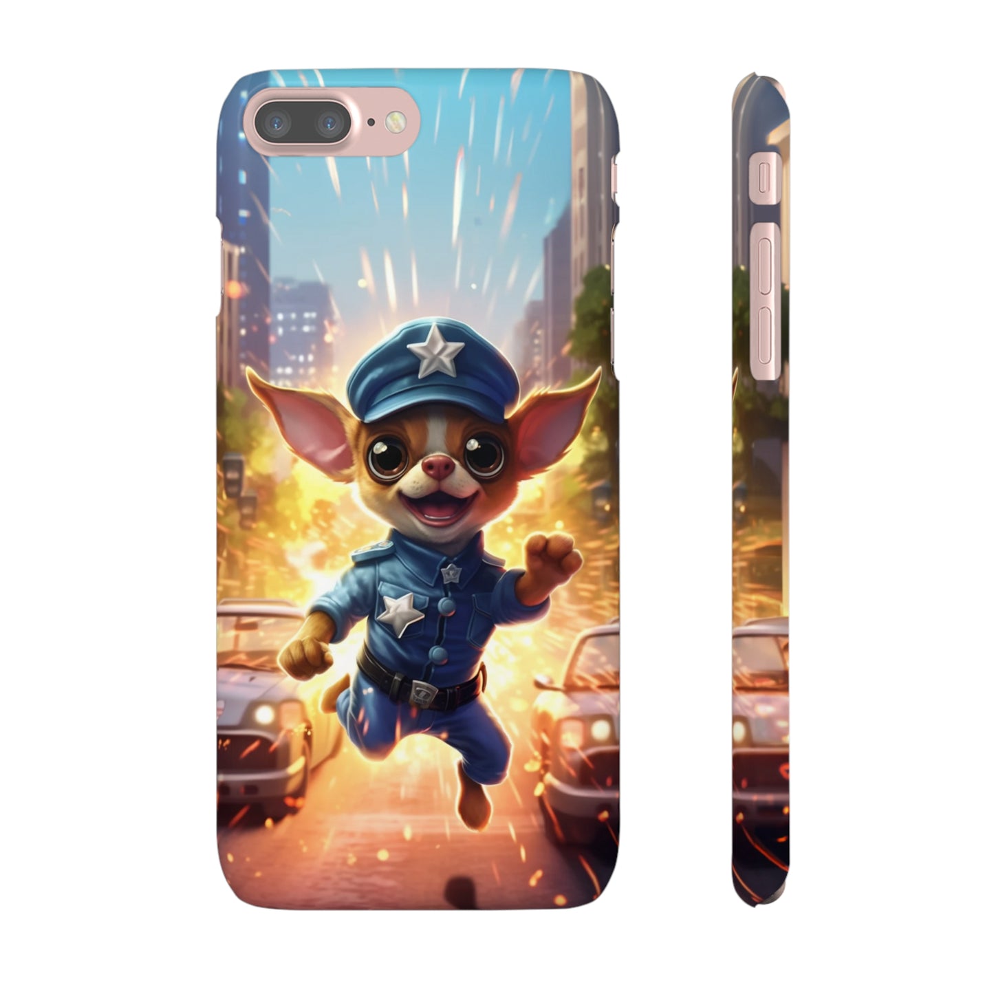 Chihuahua Super Cop: Explosive Action Phone Case