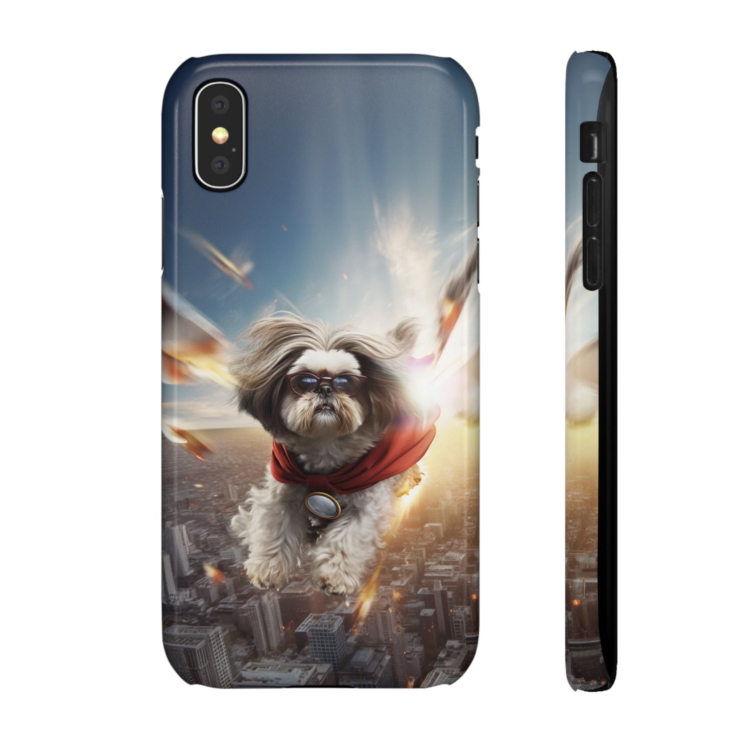 Superhero Shih Tzu In Action