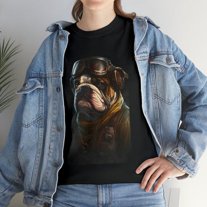 Soar high with this Rugged Bulldog Aviator TShirt