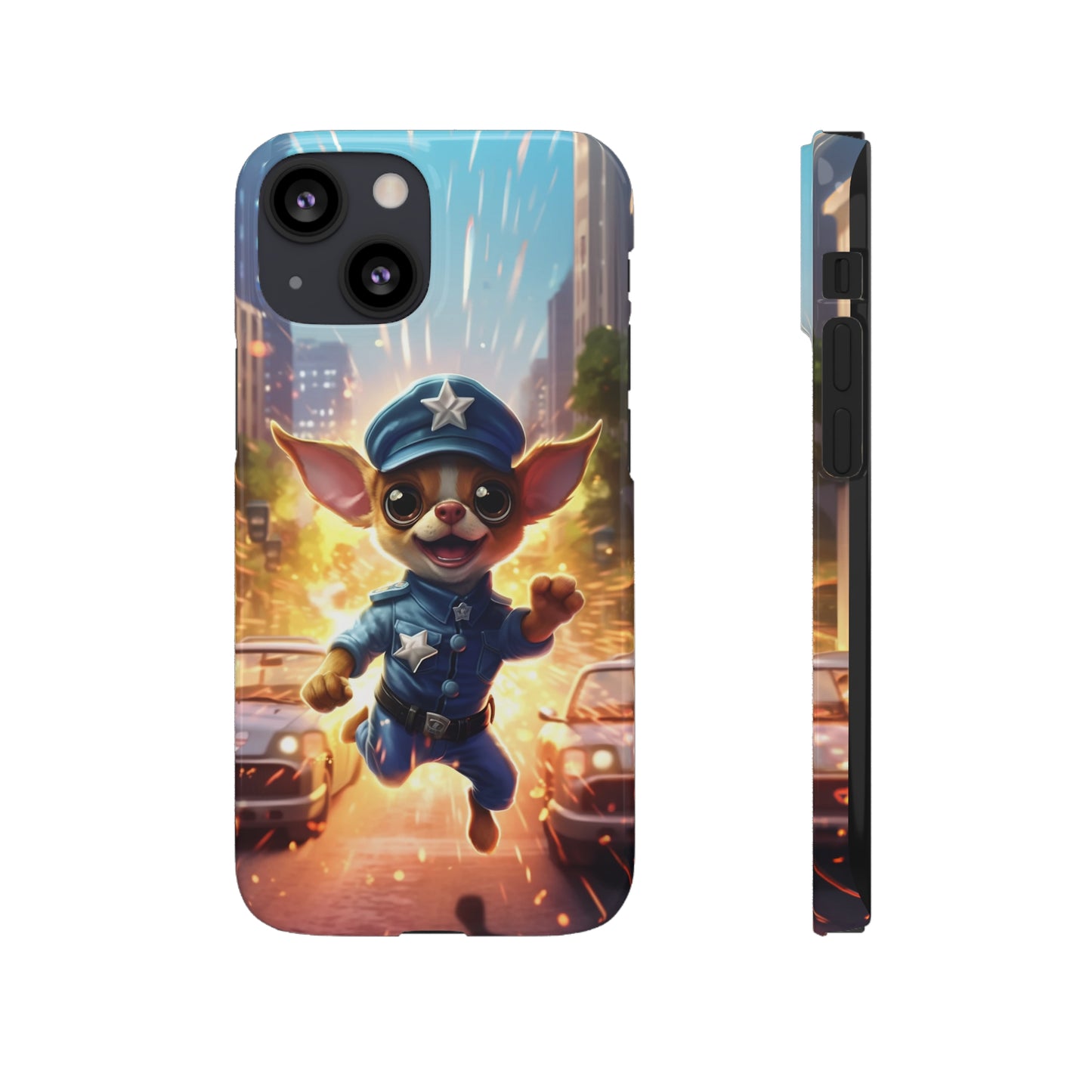 Chihuahua Super Cop: Explosive Action Phone Case