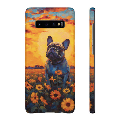 Frenchie Sunflower Sunset Serenade