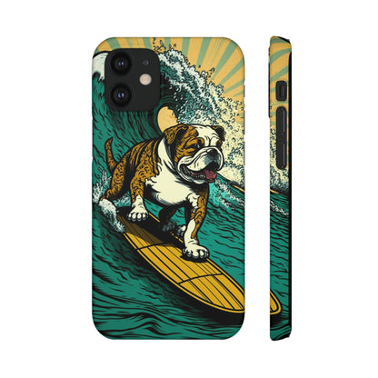 Surf's Up Bulldog: Ride the Wave with Your Best Pal