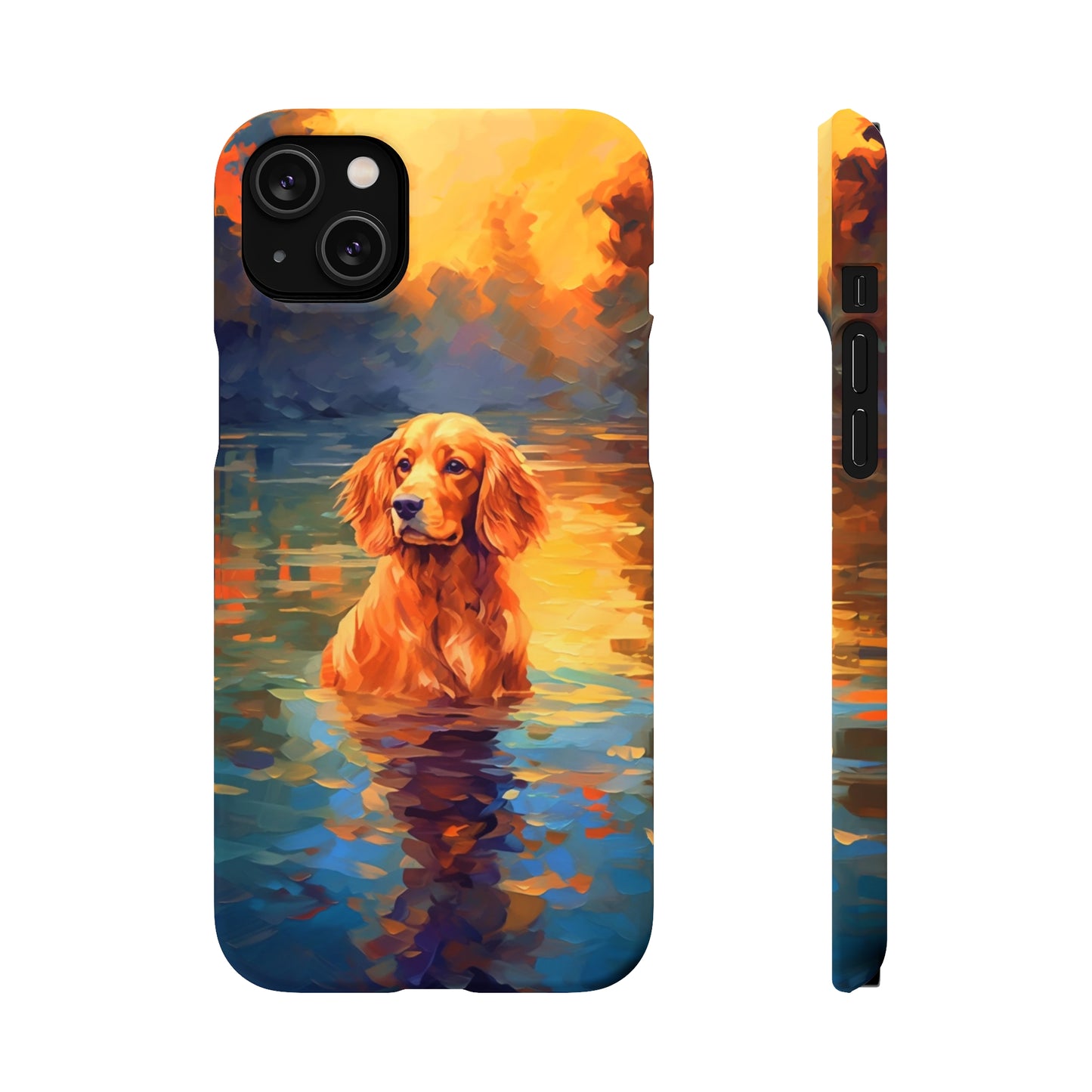 English Cocker Spaniel Splashing Serenade