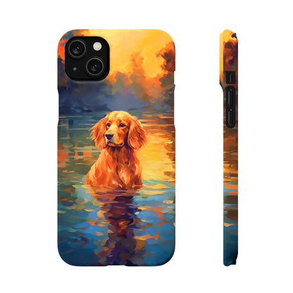 English Cocker Spaniel Splashing Serenade