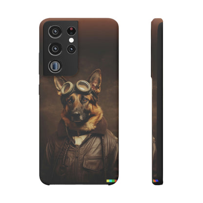 German Shepherd Aviator with Attitude!