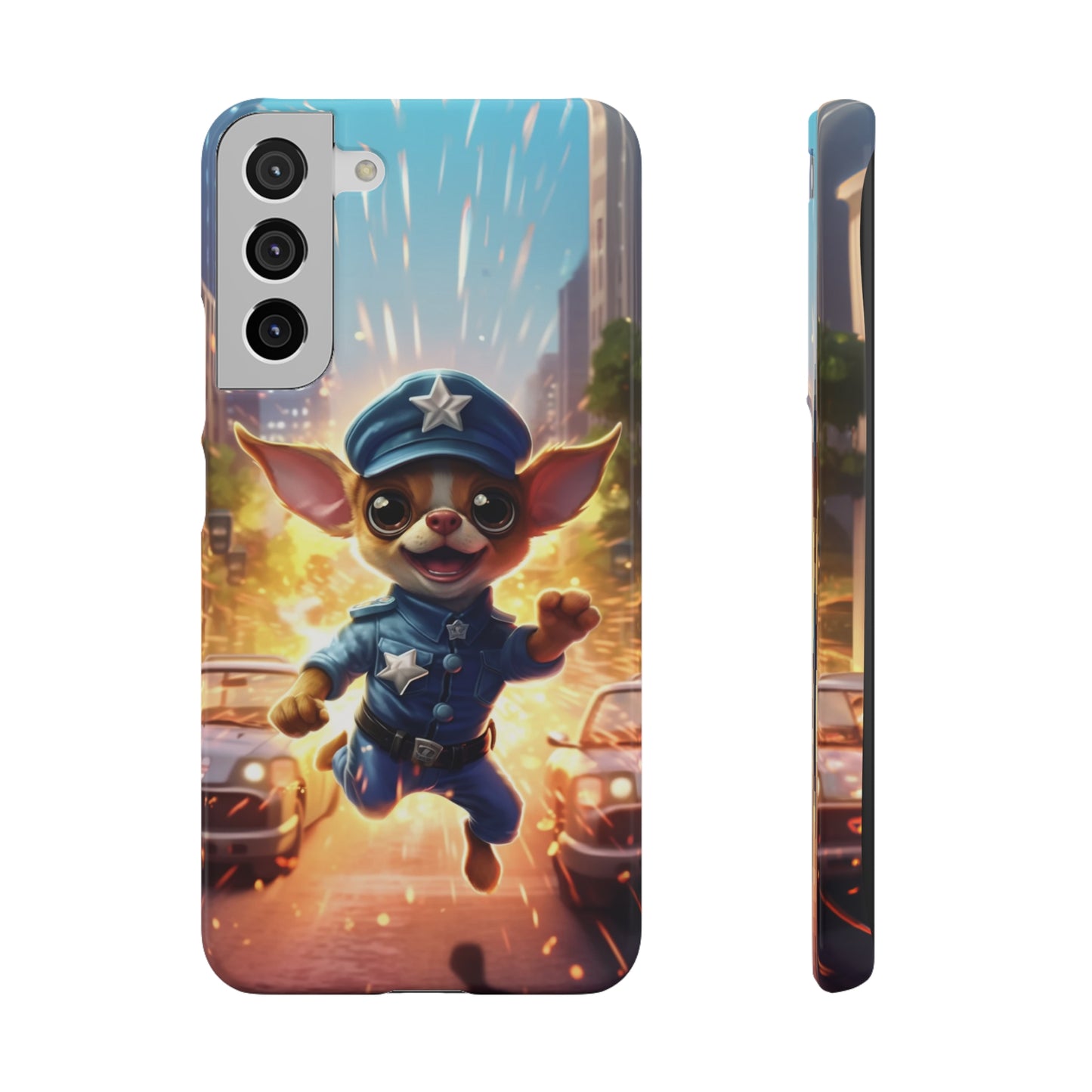 Chihuahua Super Cop: Explosive Action Phone Case