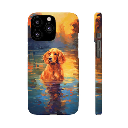 English Cocker Spaniel Splashing Serenade