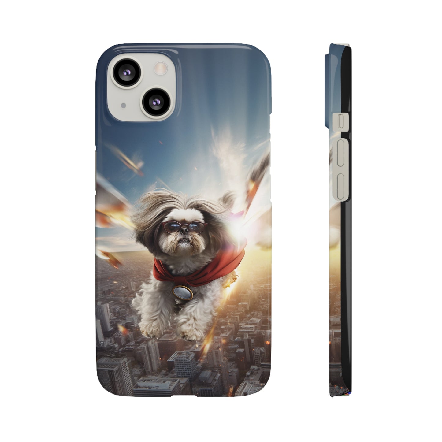 Superhero Shih Tzu In Action