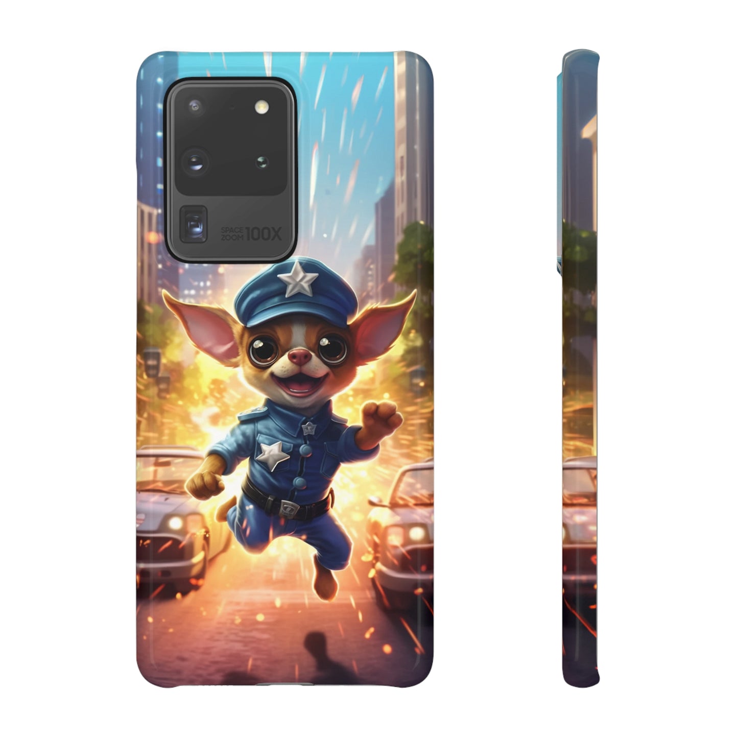 Chihuahua Super Cop: Explosive Action Phone Case