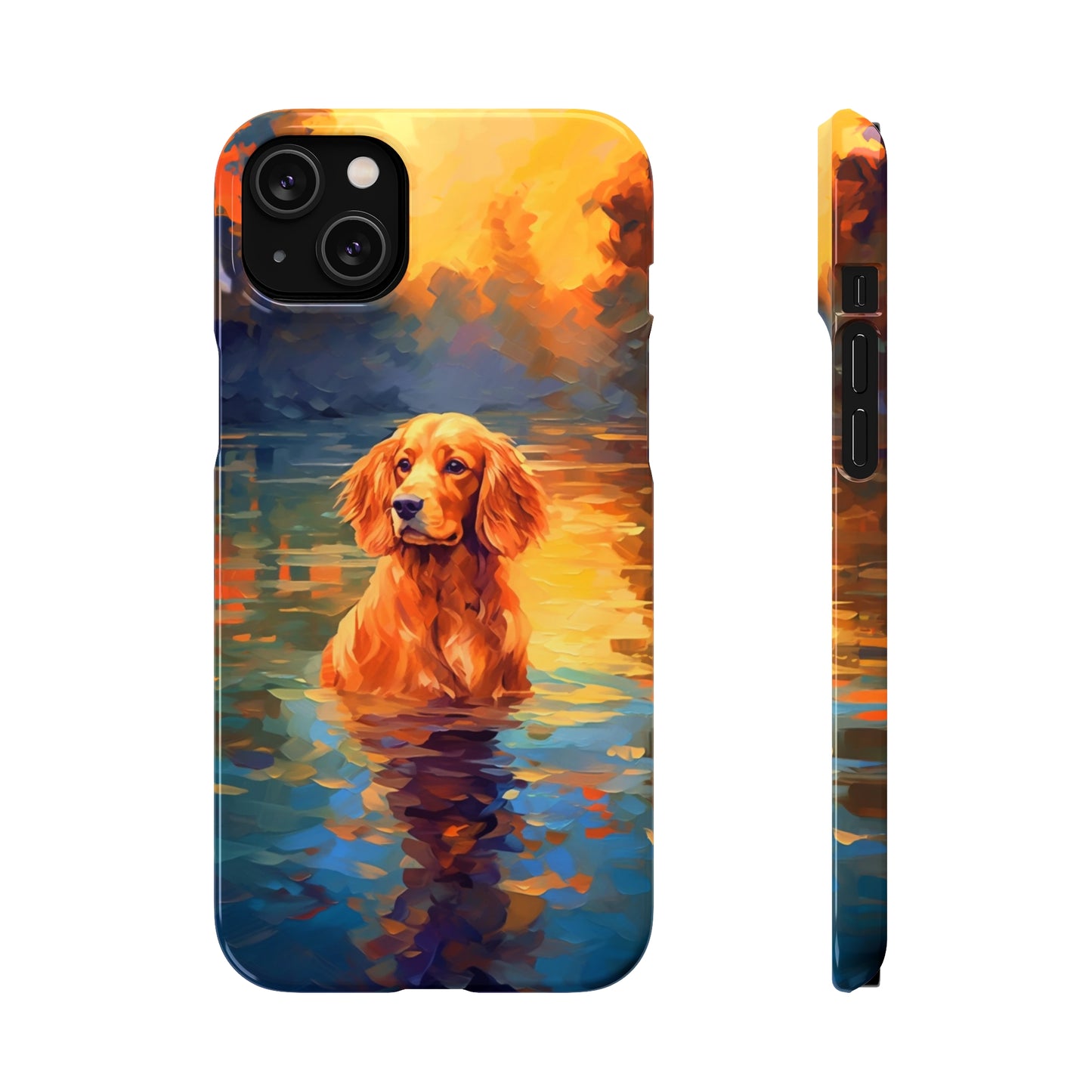 English Cocker Spaniel Splashing Serenade