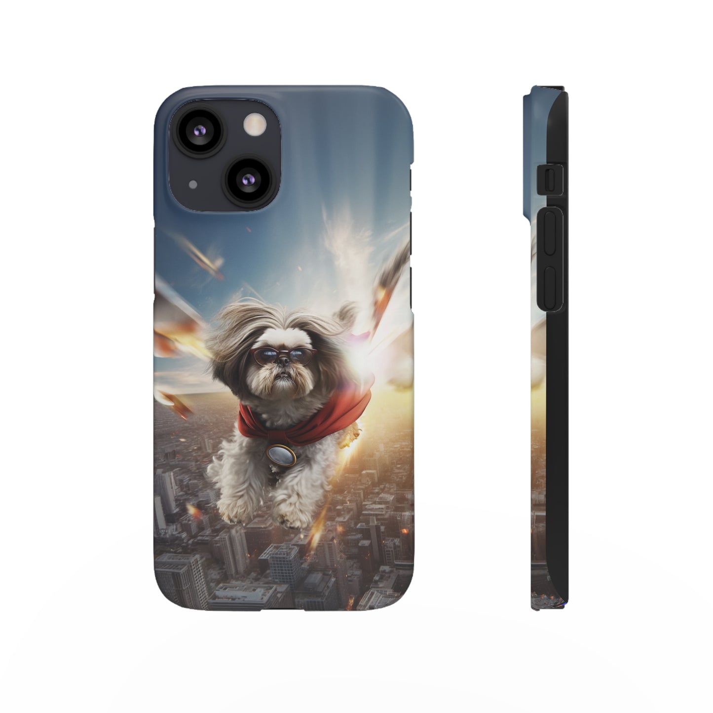 Superhero Shih Tzu In Action