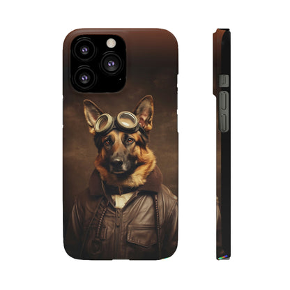 German Shepherd Aviator with Attitude!