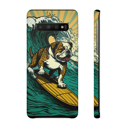 Surf's Up Bulldog: Ride the Wave with Your Best Pal