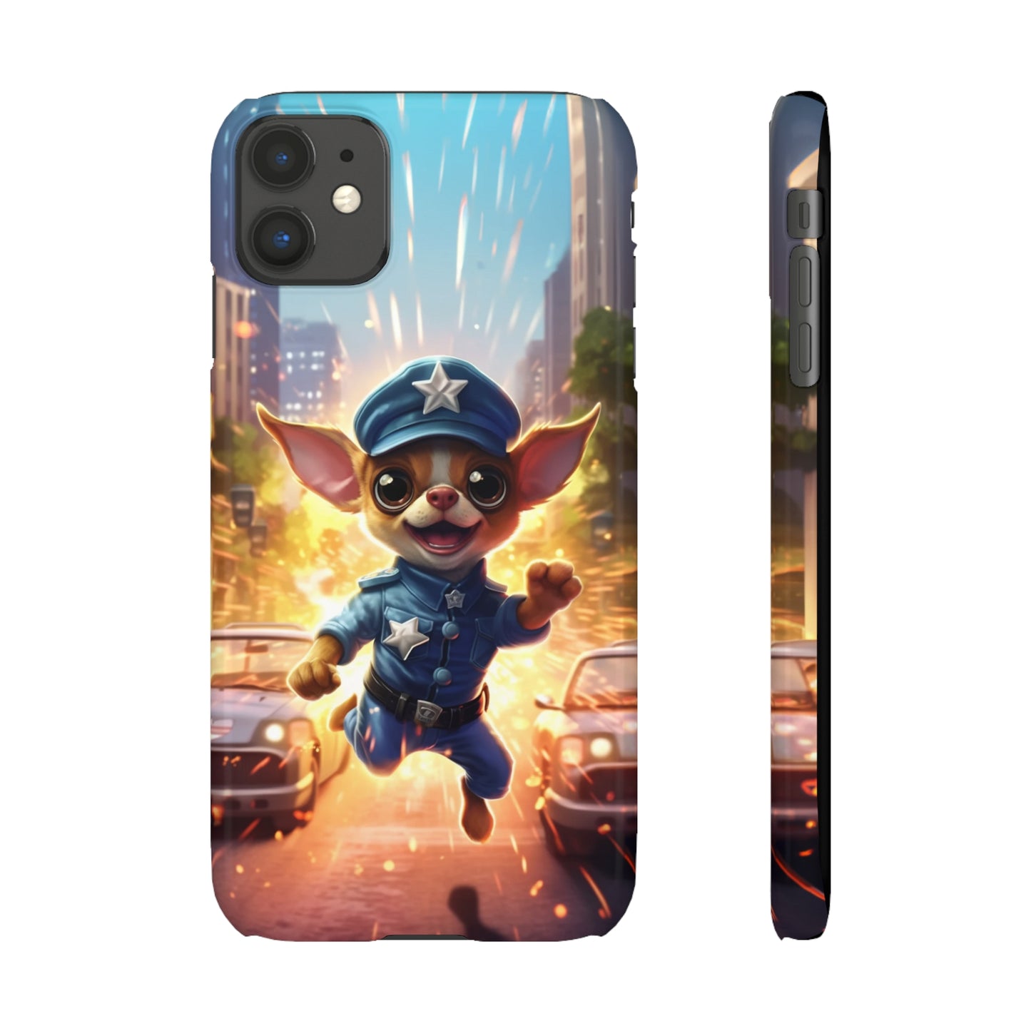 Chihuahua Super Cop: Explosive Action Phone Case