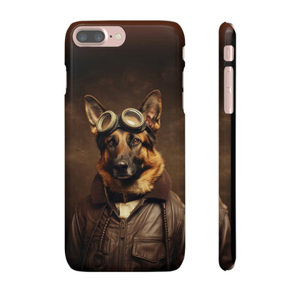 German Shepherd Aviator with Attitude!