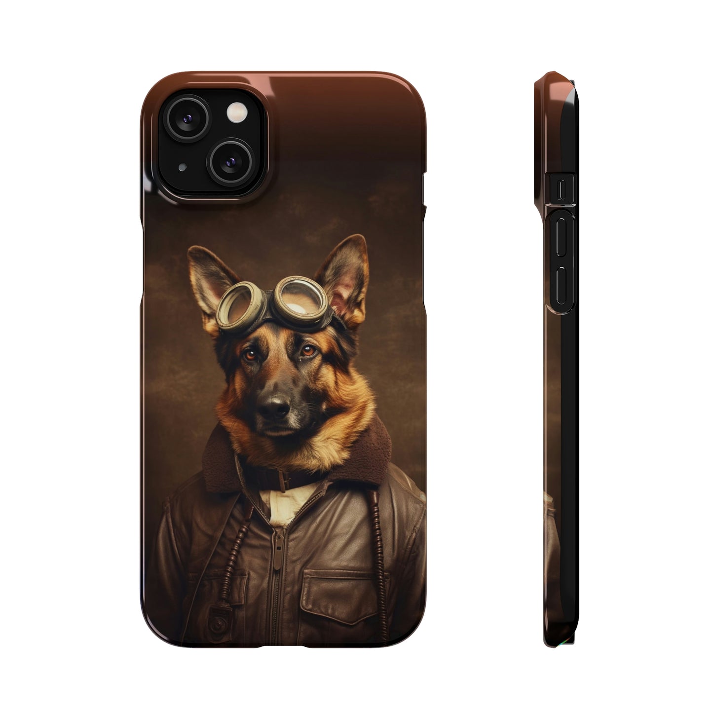 German Shepherd Aviator with Attitude!