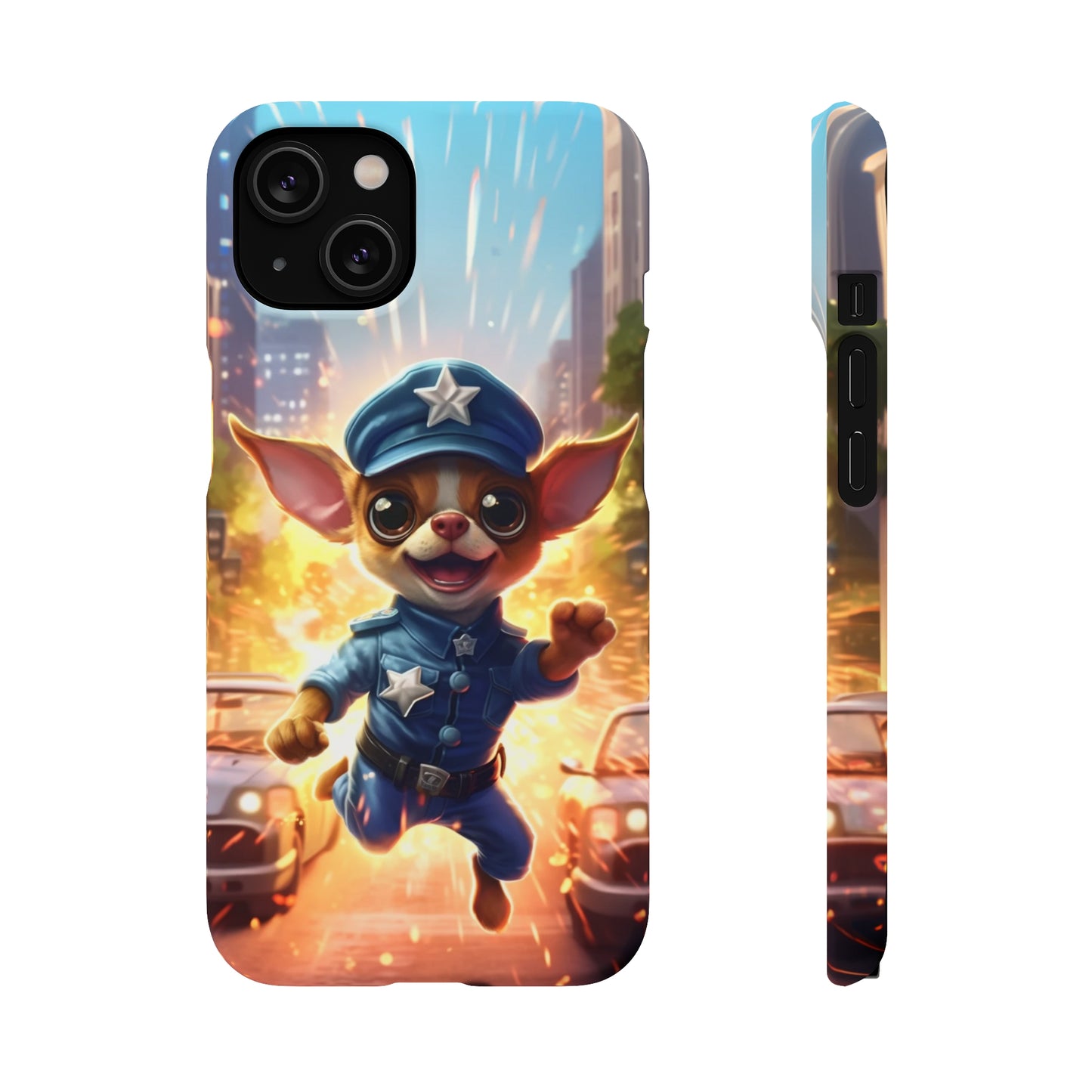 Chihuahua Super Cop: Explosive Action Phone Case