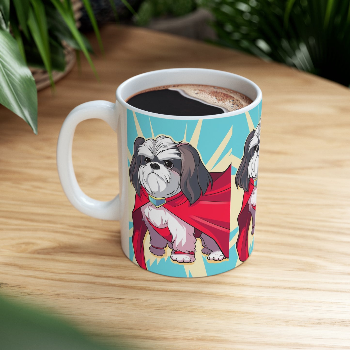 Shihtzu Superhero Coffee Mug - Brew Up a Heroic Start to Your Day!