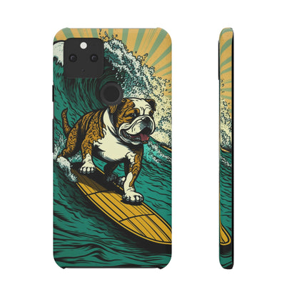 Surf's Up Bulldog: Ride the Wave with Your Best Pal