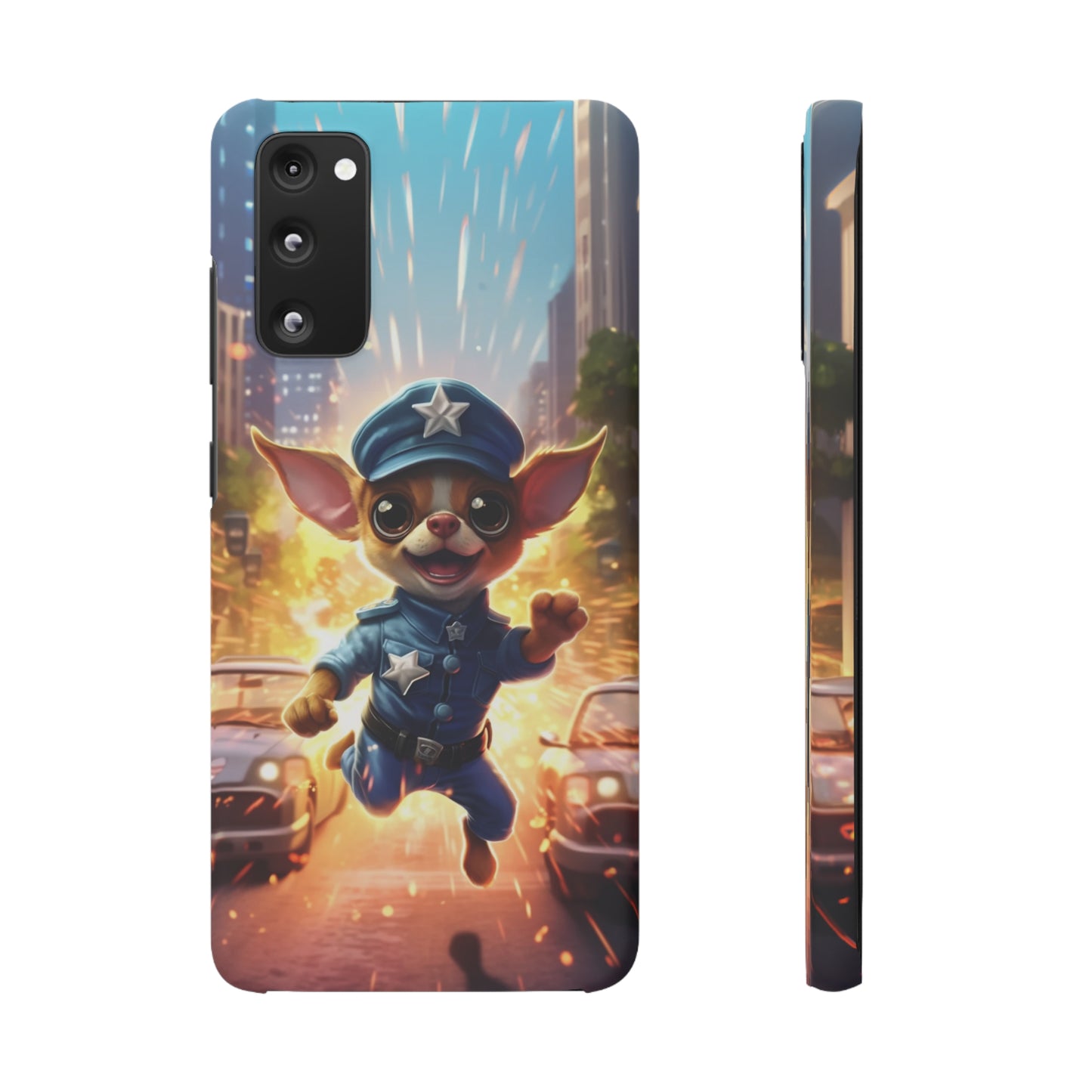 Chihuahua Super Cop: Explosive Action Phone Case