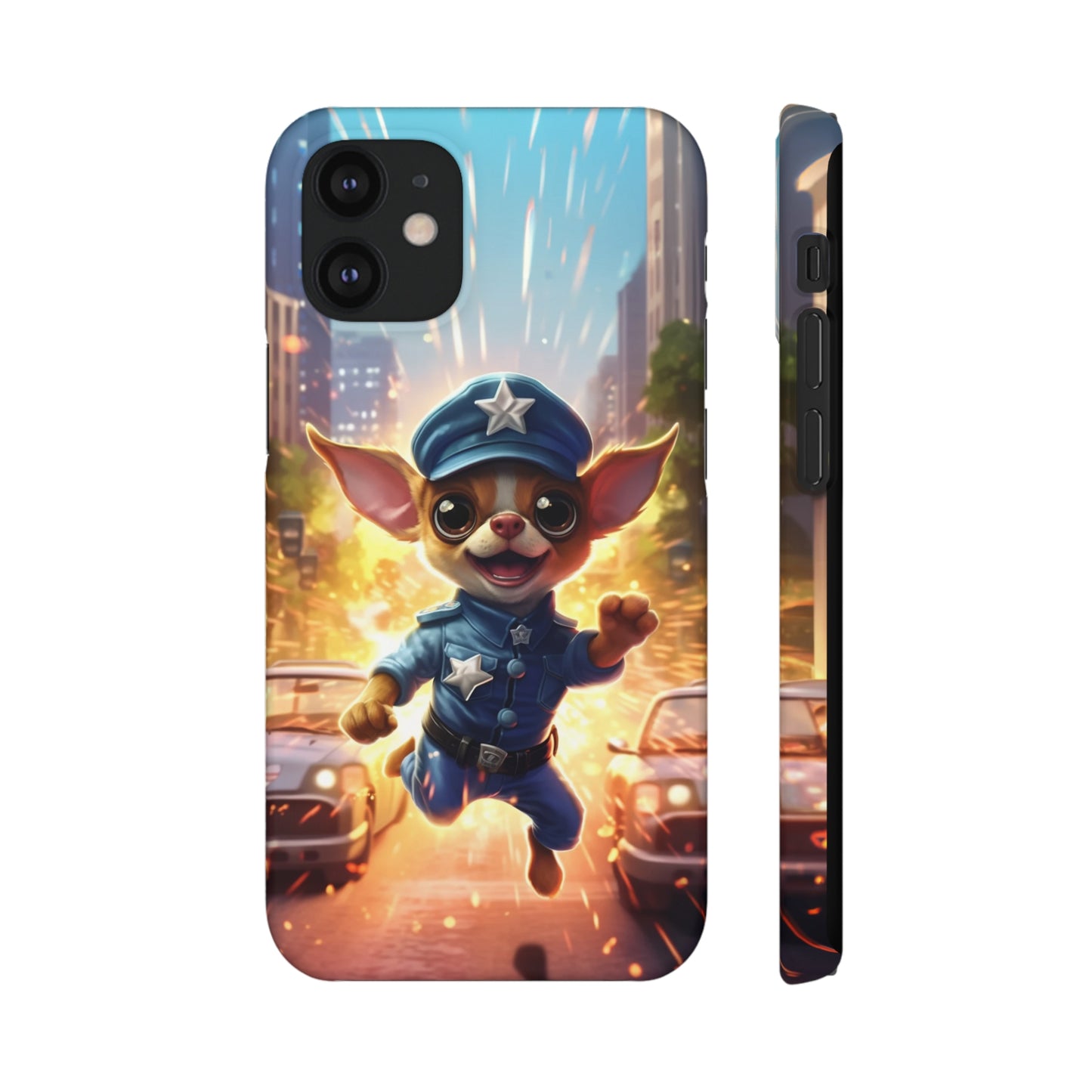 Chihuahua Super Cop: Explosive Action Phone Case