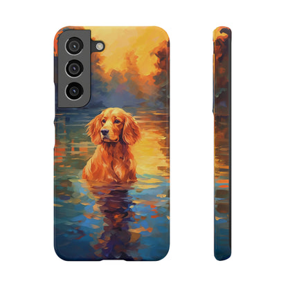 English Cocker Spaniel Splashing Serenade