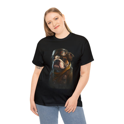 Soar high with this Rugged Bulldog Aviator TShirt