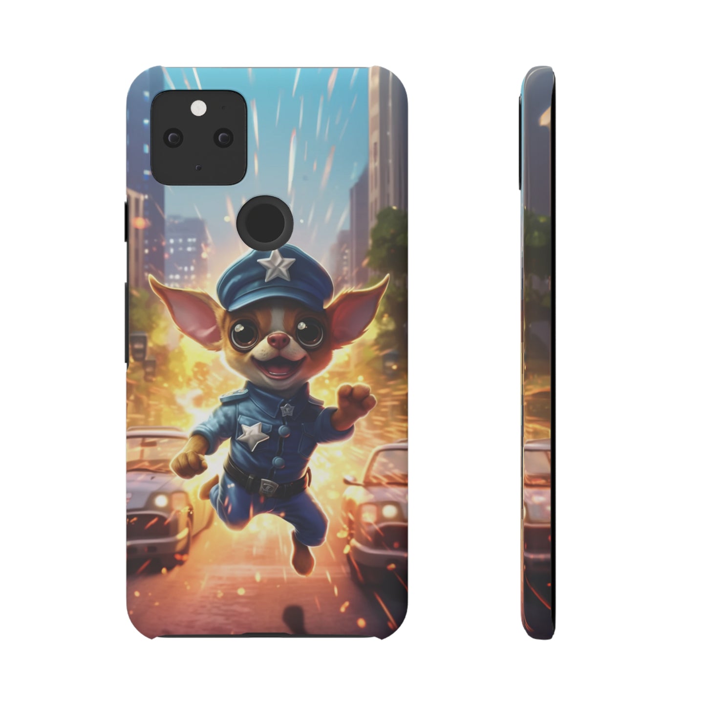 Chihuahua Super Cop: Explosive Action Phone Case