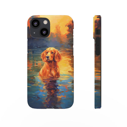 English Cocker Spaniel Splashing Serenade