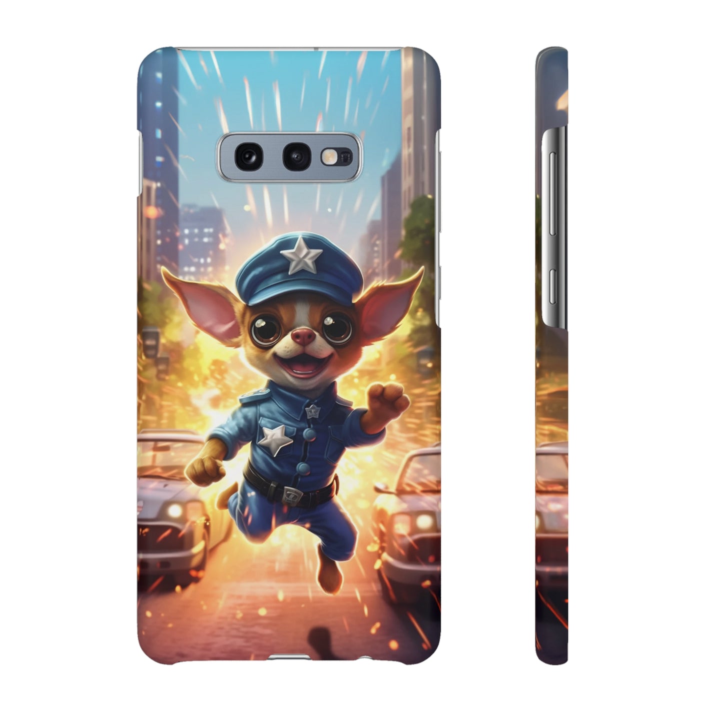 Chihuahua Super Cop: Explosive Action Phone Case