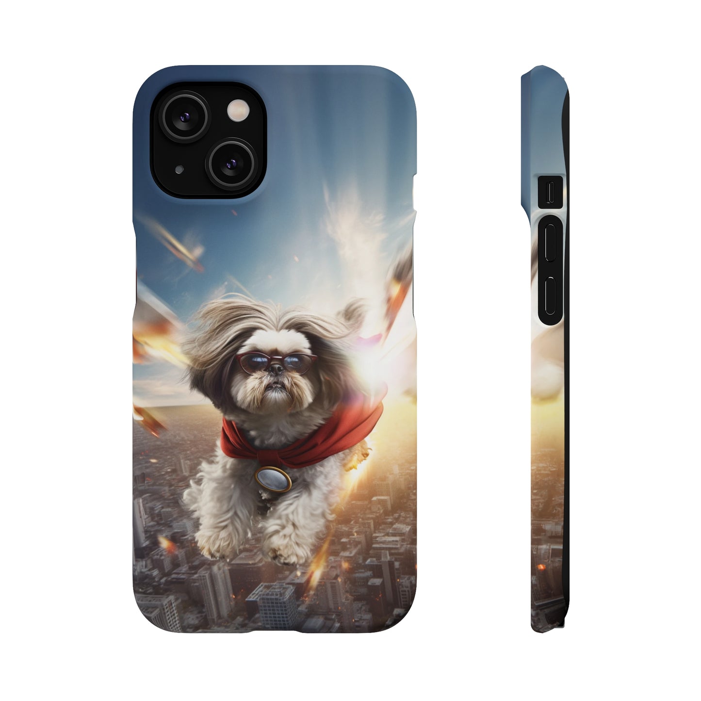 Superhero Shih Tzu In Action