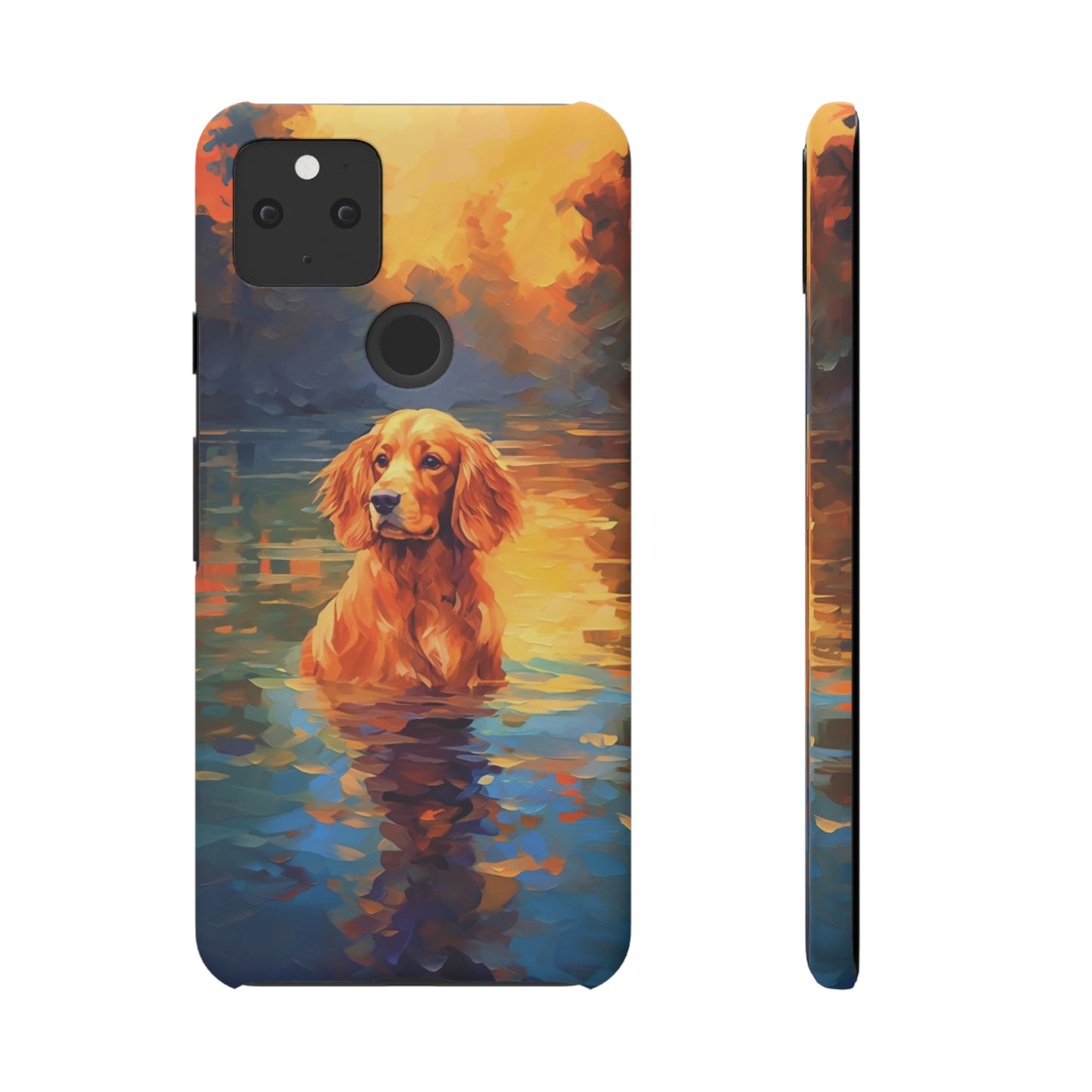 English Cocker Spaniel Splashing Serenade