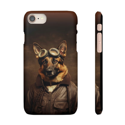 German Shepherd Aviator with Attitude!