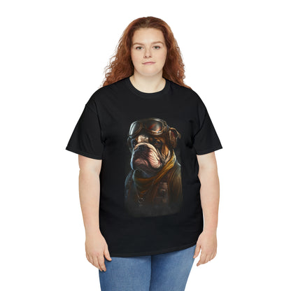 Soar high with this Rugged Bulldog Aviator TShirt