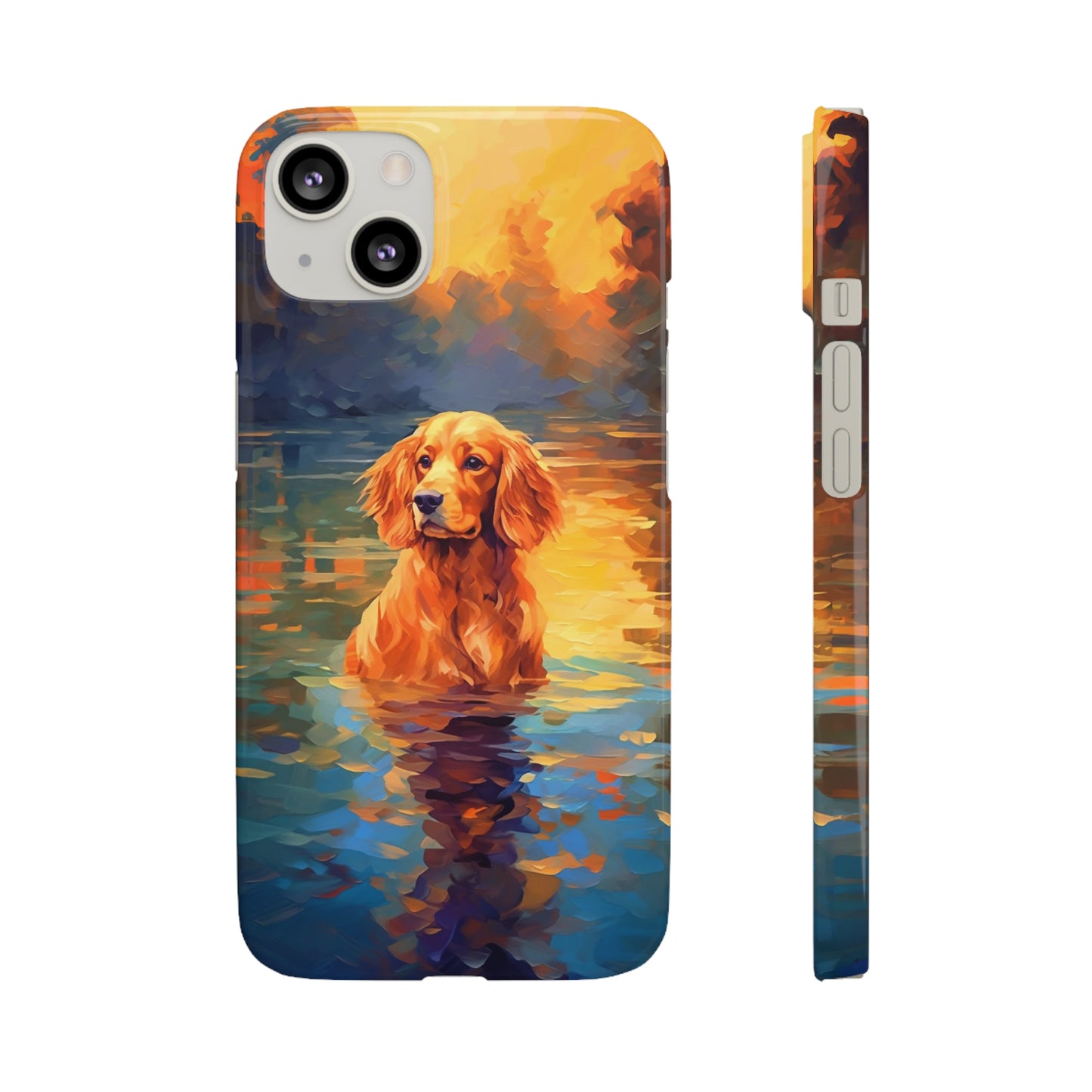 English Cocker Spaniel Splashing Serenade