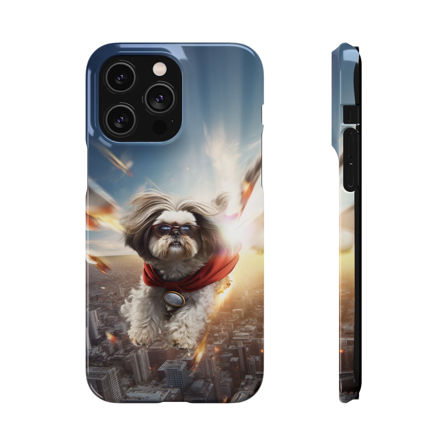 Superhero Shih Tzu In Action