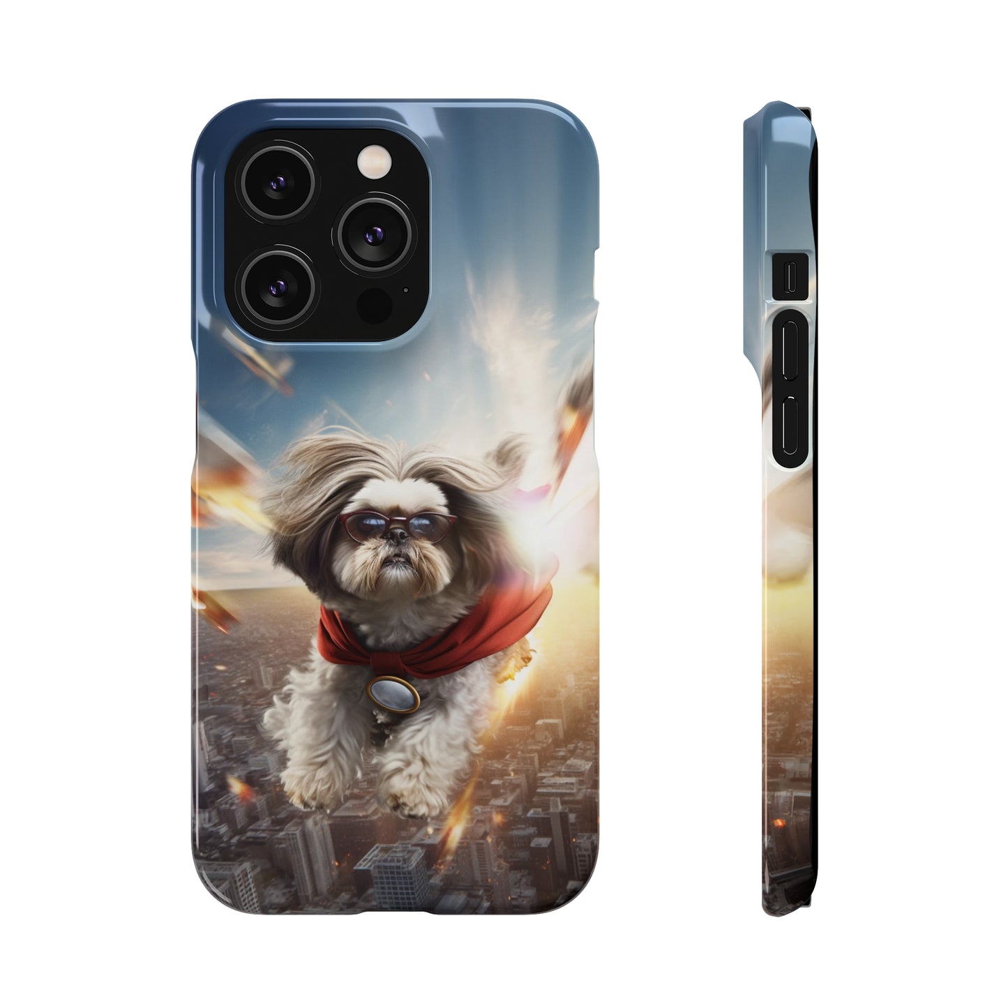 Superhero Shih Tzu In Action