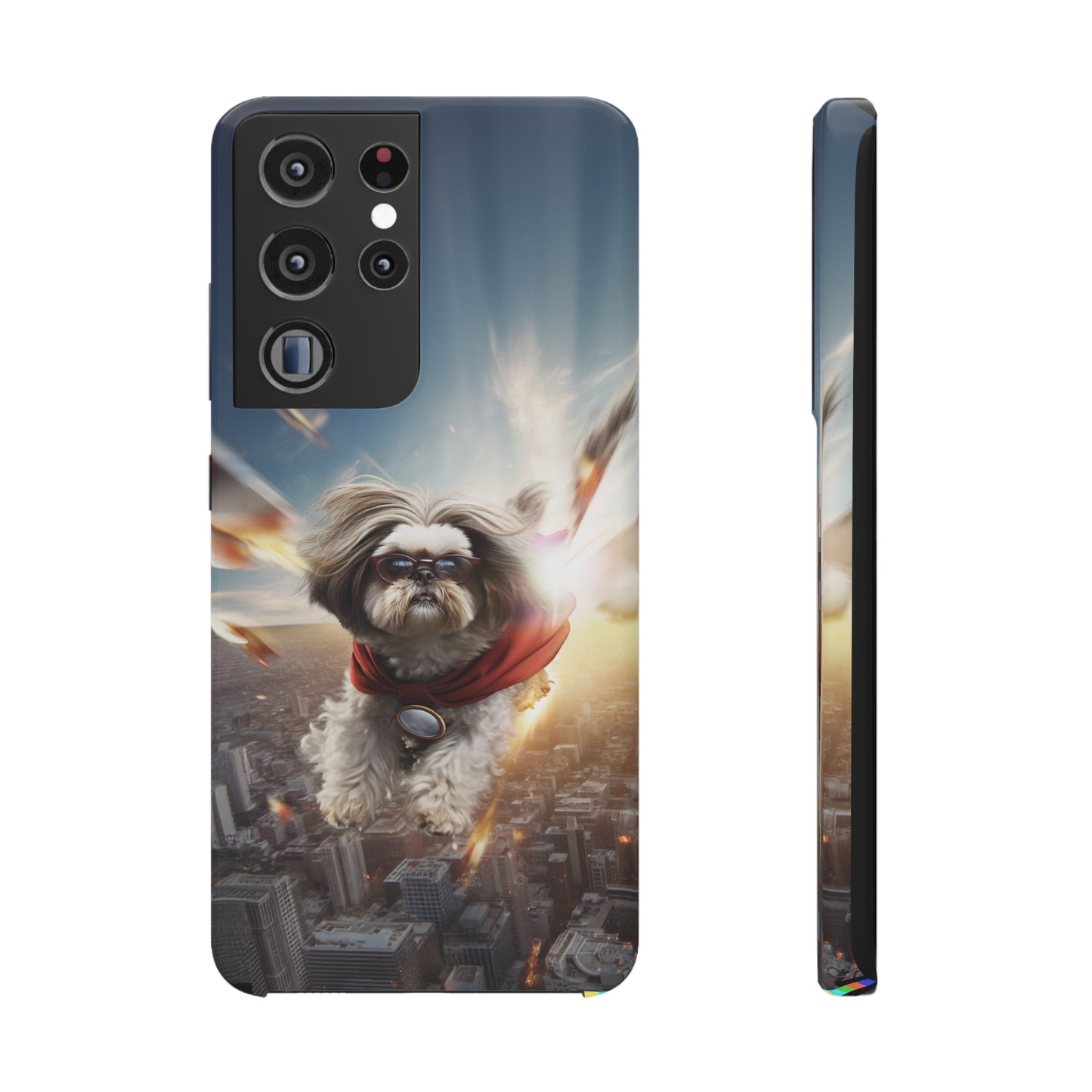 Superhero Shih Tzu In Action