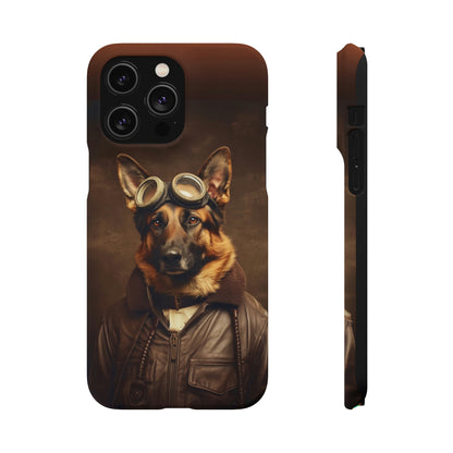 German Shepherd Aviator with Attitude!